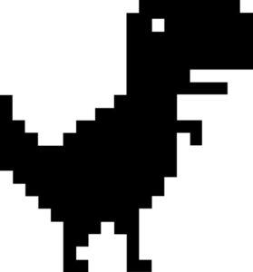  T-Rex Game in Chrome's Offline Dinosaur Game 